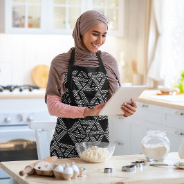 エレガント水玉模様 エプロン