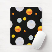 エレガント水玉模様 マウスパッド (マウス)