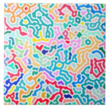 エレガント水玉模様-海青と白