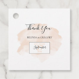 エレガント水結婚色 フェイバータグ