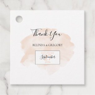 エレガント水結婚色 フェイバータグ