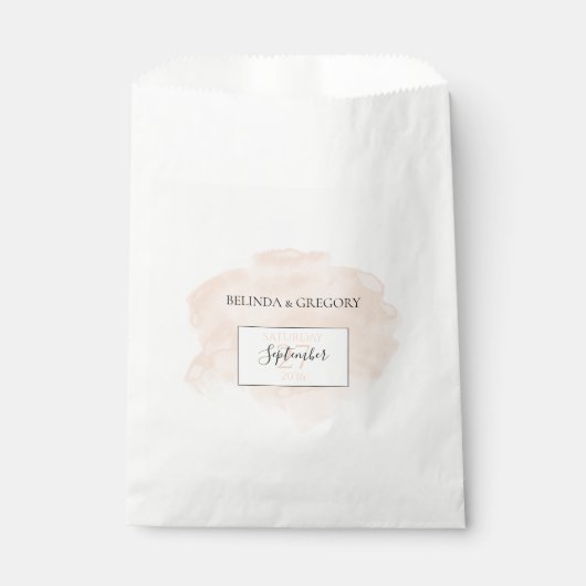 エレガント水結婚色 フェイバーバッグ (正面)