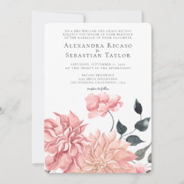 エレガント水色フローラ結婚