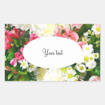 エレガント水色フローラ