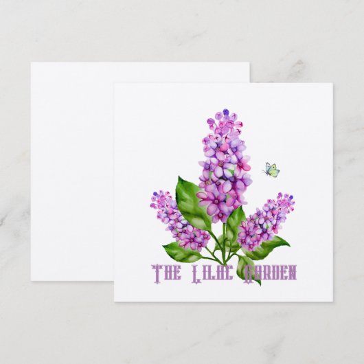 エレガント水色薄紫 (正面/裏面)