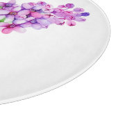 エレガント水色薄紫 カッティングボード (角)