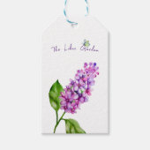 エレガント水色薄紫 ギフトタグ (正面)
