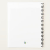 エレガント水色薄紫 プランナー手帳 (裏面)