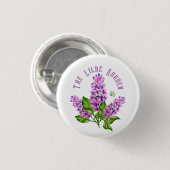 エレガント水色薄紫 缶バッジ (正面&裏面)
