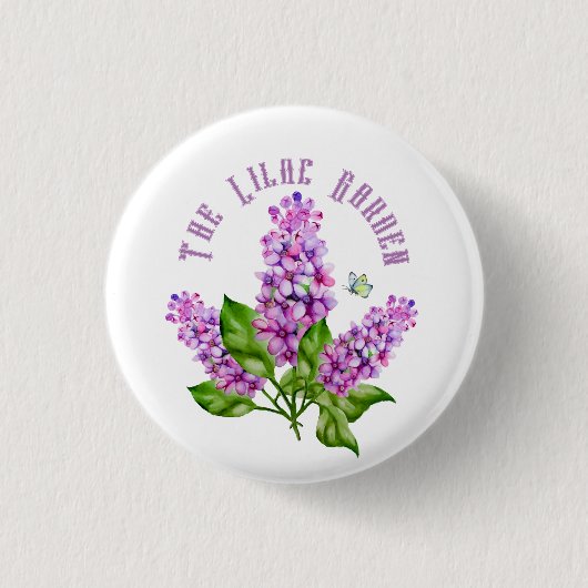 エレガント水色薄紫 缶バッジ (正面)