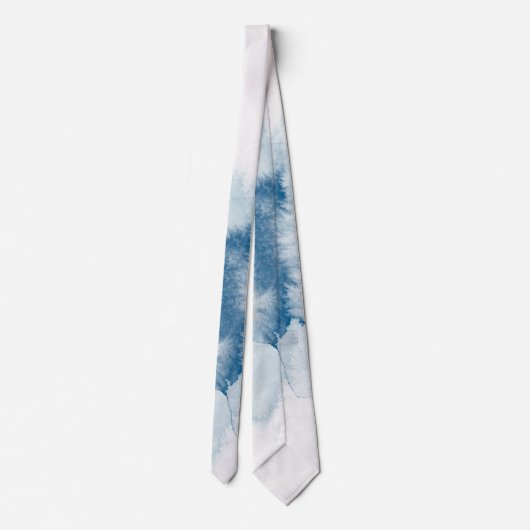 エレガント水色 ネクタイ (裏面)