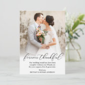 エレガント永遠に感謝の書結婚道 サンキューカード (スタンド正面)