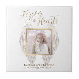 エレガント永遠のハート写真 タイル