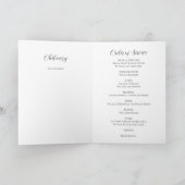 エレガント法要の葬儀ウィングス写真 プログラム (内部)