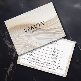 エレガント波，サロン, 予約カード