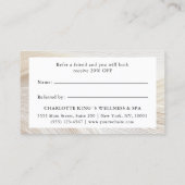 エレガント波，サロン, 紹介カード (裏面)