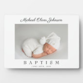 エレガント洗礼写真の脚本 フォトプラーク (正面)