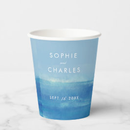エレガント海水結婚色 紙コップ