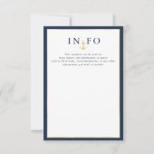 エレガント海青結婚詳細 出欠カード (正面)