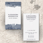 エレガント深いグレーウォータープロフェッショナルミニマル 名刺