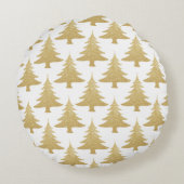 エレガント澄ん金ゴールドグリッター ラウンドクッション (裏面)