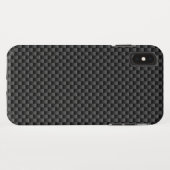 エレガント炭素繊維スタイルプリントデコ Case-Mate iPhoneケース (裏面(横))