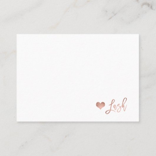 エレガント点滅後ケアバラ金ゴールド白 名刺 (裏面)