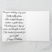 エレガント熟考：水彩カード カード (内部)