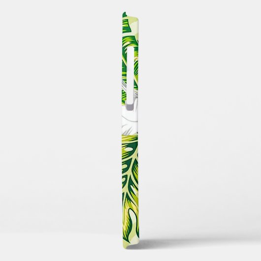 エレガント熱帯葉の花とハイビスカス | Case-Mate iPhoneケース (裏面 / 左)