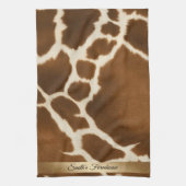 エレガント牛フェイク革コレクシモダンョン キッチンタオル (縦)