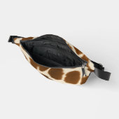 エレガント牛フェイク革コレクシモダンョン ファニーパック (見開き)