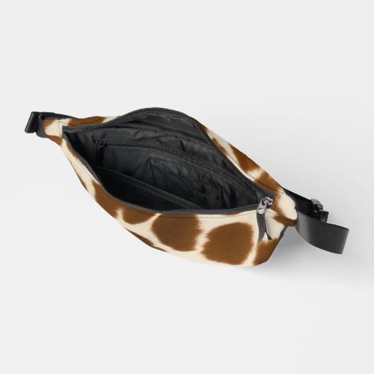 エレガント牛フェイク革コレクシモダンョン ファニーパック (見開き)