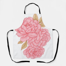 エレガント牡丹 – ソフトピンクフローライラストレーション