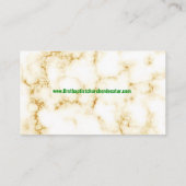 エレガント牧師とファーストレディ・マーブル写真教会 名刺 (裏面)