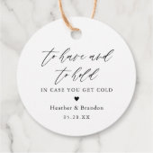 (エレガント物事を)思い結婚通りにする フェイバータグ (裏面)