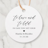 (エレガント物事を)思い結婚通りにする フェイバータグ (正面)