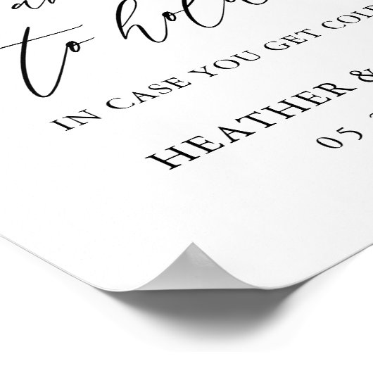 (エレガント物事を)思い結婚通りにする ポスター (角)