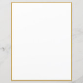 エレガント独身の金ゴールドパーソナライズされた (裏面)