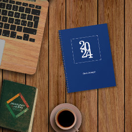 エレガント王室のシンプル青プランナー プランナー手帳