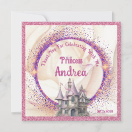 エレガント王室のプリンセス | Fairy Tale サンキューカード