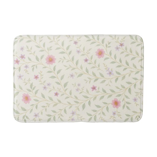 エレガント王室のモダン緑 バスマット (正面)