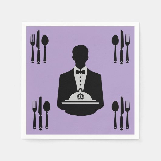 エレガント王室の客室 スタンダードカクテルナプキン (正面)