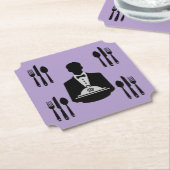 エレガント王室の客室 ペーパーコースター (アングル)