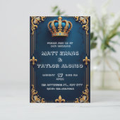 エレガント王室の結婚式招待状 招待状 (スタンド正面)