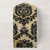 エレガント王室の18番目の誕生日招待状 オールインワン招待状 (外側)