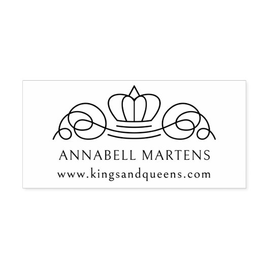 エレガント王室の セルフインキングスタンプ (デザイン)