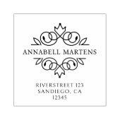 エレガント王室の ラバースタンプ (インプリント)