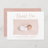 エレガント生出感謝してい写真 案内ポストカード (正面/裏面)