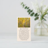 エレガント生活追悼状のお祝い 名刺 (スタンド正面)