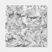 エレガント白いモダンヴィンテージ大理石 マグネット (正面)